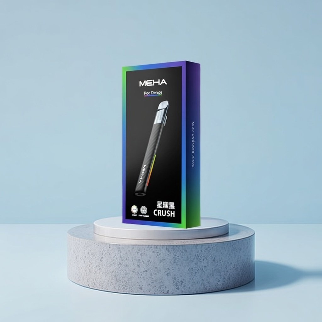 魅嗨 MEHA 星耀版五代通用主機 RGB 炫彩氛圍燈設計 450mAh大容量 Type-C快充 7W-10.5W 三檔功率切換自定義口感 台灣現貨秒發:圖片 2