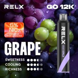 RELX Smash Go 12000口抛棄式電子煙 獨家防乾燒技術 15ml澎湃大容量 爆爽擊喉感5%丁鹽 400mAh穩壓續航 台灣現貨秒發