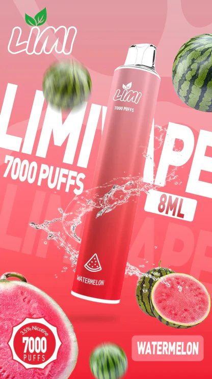 LIMI 7000 拋棄式電子煙 3.5% 尼古丁鹽強勁擊喉 冰感水果系列清涼入喉 吸氣發光 LED燈條 650mAh可充電 台灣現貨秒發:圖片 12