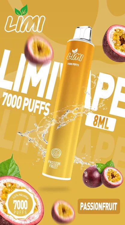LIMI 7000 拋棄式電子煙 3.5% 尼古丁鹽強勁擊喉 冰感水果系列清涼入喉 吸氣發光 LED燈條 650mAh可充電 台灣現貨秒發:圖片 14