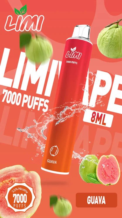 LIMI 7000 拋棄式電子煙 3.5% 尼古丁鹽強勁擊喉 冰感水果系列清涼入喉 吸氣發光 LED燈條 650mAh可充電 台灣現貨秒發:圖片 17