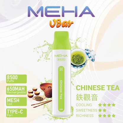 魅嗨小白條 MEHA VBar 8500口拋棄式 冰爽水果系列清涼入喉 3% 丁鹽黃金配方 650mAh 大電量可充電設計 冰爽水果系列清爽入喉 台灣現貨:圖片 7