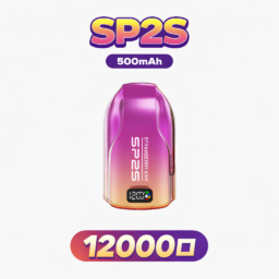 【SP2S 歐洲版】12000 口拋棄式 自帶「LED 電量顯示」10ml澎湃容量 電力一目瞭然 500mAh 可充電續航 台灣現貨秒發